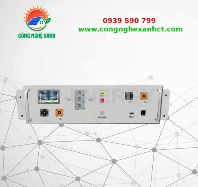 Bộ quản lý pin áp cao DEYE 5.1Kwh HVB750V /100A 100A-EU Controller