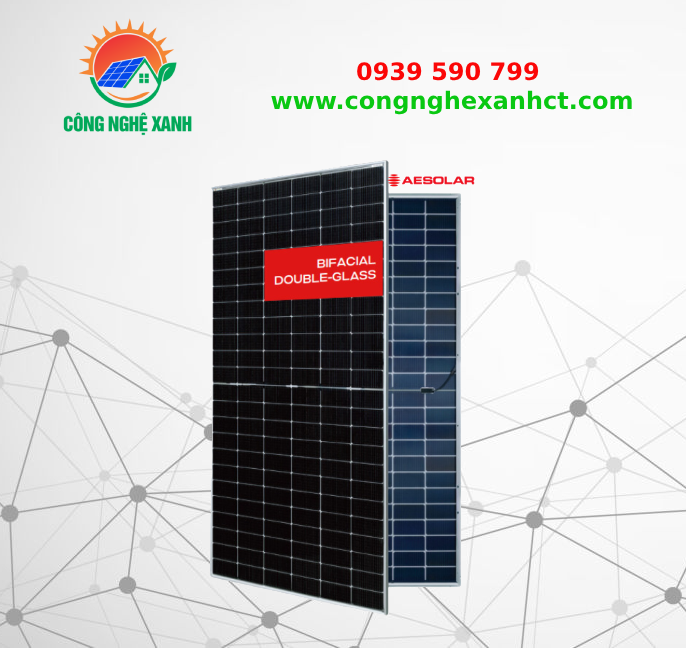 Tấm pin mặt trời AE Solar 700W | Pin AE N-type TOPCon 700W