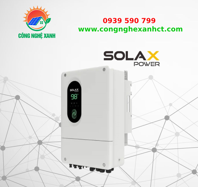 Biến Tần Inverter Hybrid SolaX 10KW 1 Phase – X1-LITE-10-LV