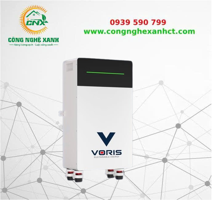 Pin Lưu Trữ VORIS VR-B16Plus- LV 16kWh Bảo hành 10 năm