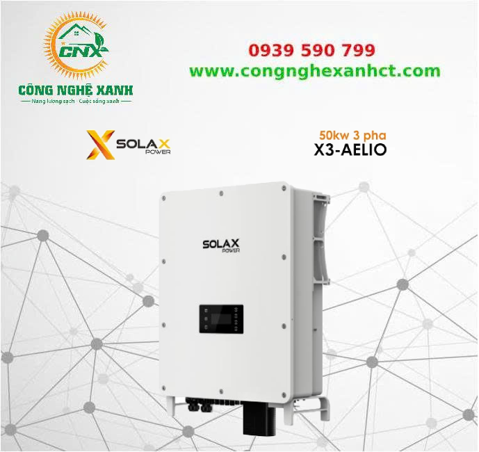 Inverter Hybrid Solax 50kW 3 Phase AELIO | Biến Tần Solax 50kW